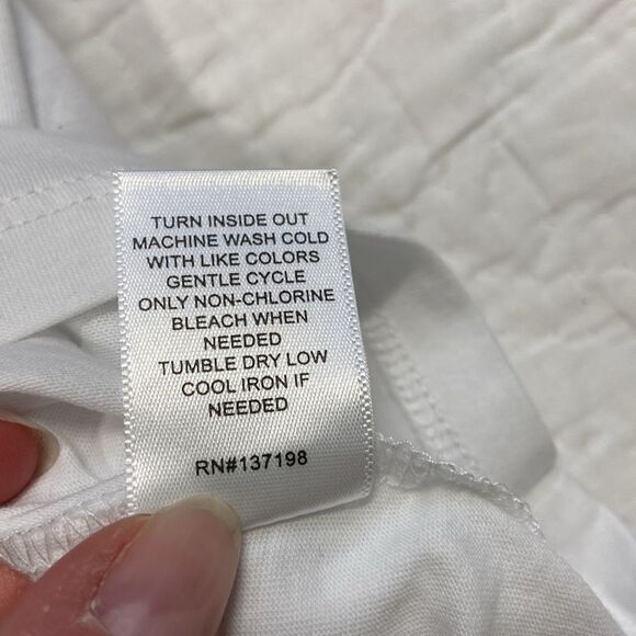 Kerri Rosenthal White Top with Smiling Sun Graphic size XS - Picture 7 of 9